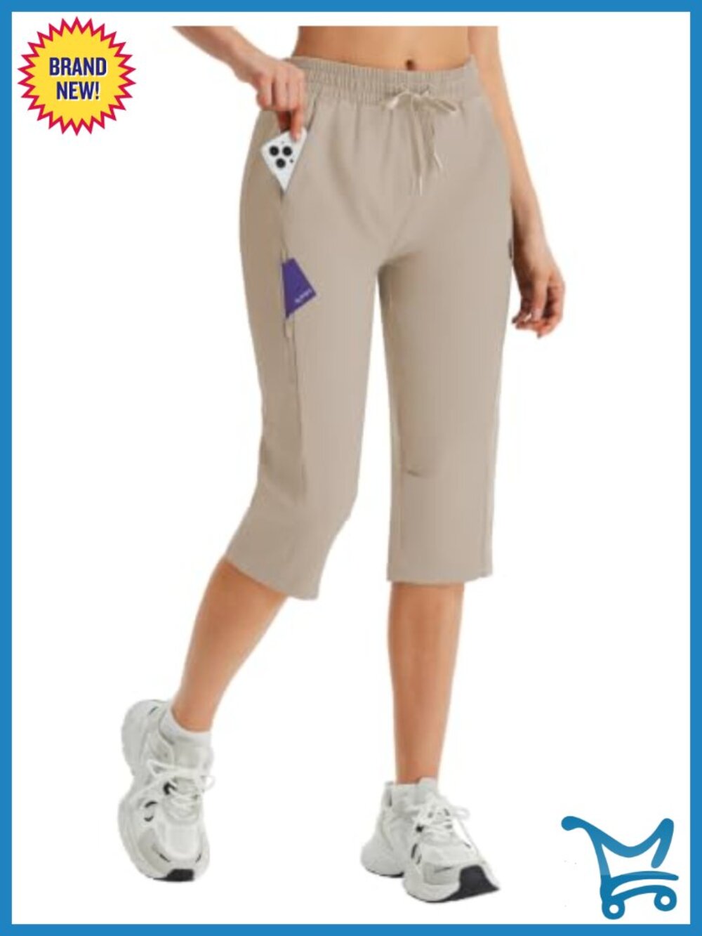 Women's Quick Dry Hiking Bermuda Shorts UPF 50+ 3 Pockets